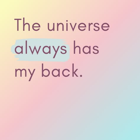 Universe, trust, manifesting, creator, positivity, rainbow Ombre, vision board I Create My Own Reality, Universe Has My Back, Dream Manifestation, I Get Everything I Want, Self Concept Affirmations, Nubian Goddess, Supreme Witch, Trust The Universe, End Of Story