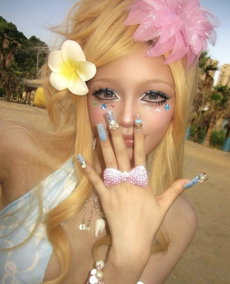 Summer Gyaru, Gyaru Hair, Gyaru Aesthetic, Agejo Gyaru, Gyaru Makeup, Coconut Dream, Hime Gyaru, Gyaru Fashion, J Fashion