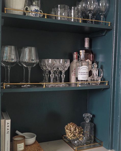 Built in bar cabinet