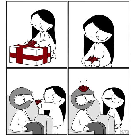 Merry Christmas and happy holidays from me and John! May it be filled with many mistletoes! #catanacomics #redraw Catana Chetwynd, Catana Comics, Couple Comics, Funny Baby Boy, Relationship Comics, Cute Couple Comics, Couples Comics, Cute Couple Quotes, Cartoons Love