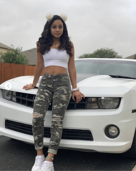 Prettyluhhazel Instagram, Pretty Luh Hazel, Baddie Photo Ideas, Hazel Zamarripa, Nike Air Force 1 Outfits, Air Force 1 Outfits, Cheeto Girl, Baddie Pictures, Girl Aesthetic Outfits