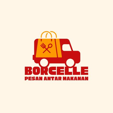 Merah dan Kuning Ilustrasi Logo Pesan Antar Makanan - Templates by Canva Great Logos, Canva Design, Fashion Logo, Logo Templates, More Fun, Design Details, Color Palette, Typography, Logo Design