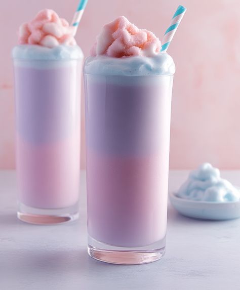 Cotton Candy Milkshake Recipe Cotton Candy Milkshake Recipe, Easy Thanksgiving Punch, Cotton Candy Milkshake, Easy Punch Recipe, Candy Milkshake, Thanksgiving Punch, Easy Punch Recipes, Easy Punch, Milkshake Recipe