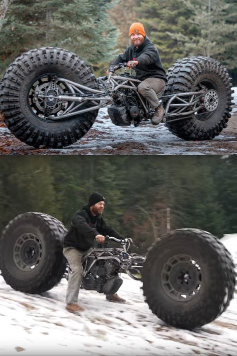 Custom Motorcycle Wheels, Monster Motorcycle, Monster Bike, Custom Moped, Custom Trikes, Cool Dirt Bikes, Custom Street Bikes, Custom Pickup Trucks, Futuristic Motorcycle