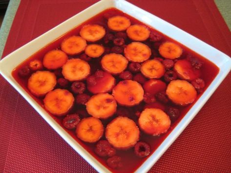 Raspberry Jello Recipes, Banana Jello, Raspberry Banana, Mama Recipe, Jello Salad, Banana Dessert, Jello Recipes, Dessert Salads, Banana Recipes