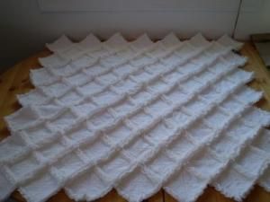 Looking for Simple Baby Quilt Pattern | ThriftyFun Simple Baby Quilt, Rag Quilt Instructions, Rag Quilt Ideas, Rag Quilting, Quilt Decor, Chenille Quilt, Rag Quilt Patterns, Baby Rag Quilts, Baby Quilt Pattern