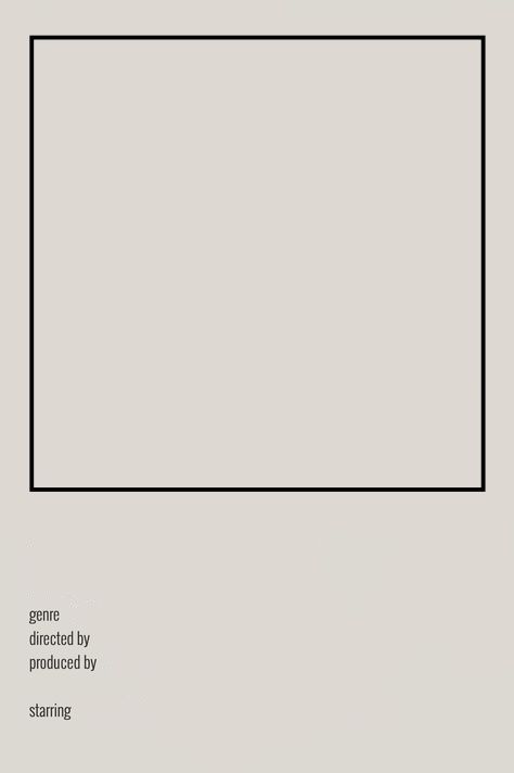 Minimalist Movie Poster Template, Polaroid Movie Poster Template, Film Journal Template, Polaroid Film Template, Film Poster Template, Minimalist Poster Template, Movie Poster Template, Polaroid Movie Poster, Color Harmonies