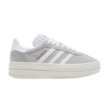 Wmns Gazelle Bold 'Grey White' - HQ6893 Adidas Gazelle Grey, Grey Yeezy, Mid Jordan 1, Adidas Gazelle Bold, Samba Shoes, Grey Plates, Gazelle Bold, Bold Shoes, Adidas Design