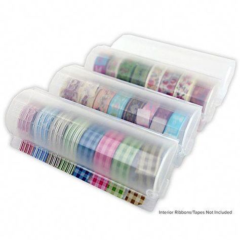 Best Craft Organizer Medium Washi Tape and Ribbon Dispenser 4 pack #ScrapbookingKitsMedium Ribbon Dispenser, Kallax Unit, Ikea Kallax Unit, Washi Tape Storage, Moda Fabric Quilts, Tape Organizer, Ribbon Organization, Supply Organization, Craft Organizer