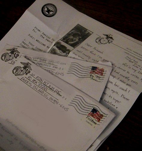 My First Letter From USMC Boot Camp from my future Marine <3 Marine Boyfriend, Usmc Bootcamp, Army Boot Camp, Marine Corps Wife, Marine Quotes, Marines Boot Camp, Future Marine, Military Brat, Marines Girlfriend