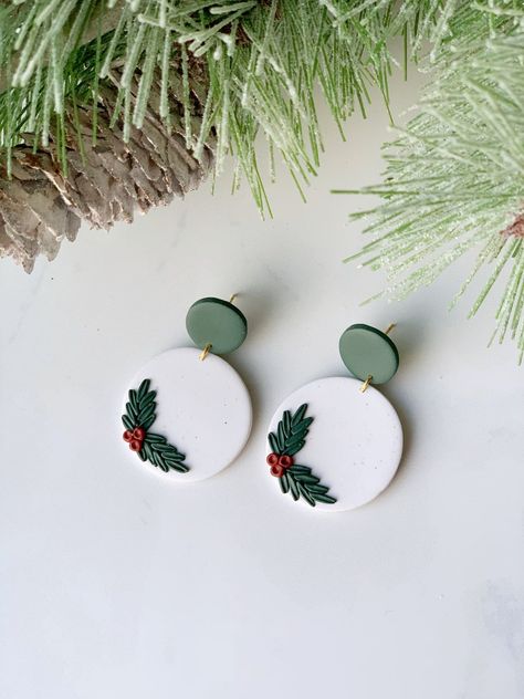 Diy christmas earrings