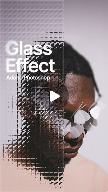 EasyEdit - Design Resources & Tutorials on Instagram: "How to create this nice glass effect in Photoshop?🪄  📎Select area and add black and white gradient with opacity, set gradient angle 180. 📎Duplicate and rotate your gradient shapes. 📎Select all layers, convert them to a smart object and add Gaussian blur with radius 1. 📎Save the texture on your computer. 📎Open photo you want edit, select the area, copy and paste. 📎Convert to a Smart Object. 📎Go to the filter gallery, set Glass Distortion. 📎Add your saved texture, and do some experiments for a different result. 📎To add blur to your text convert it to a smart object, go to the blur gallery and choose Iris blur.  Follow @easyeditpro for more guides!  #glasseffect #photoshoptutorial" Glass Distortion, Glass Photoshop, Black And White Gradient, Gradient Shapes, Photoshop Tuts, Gaussian Blur, Instagram Branding Design, Blur Photography, Photoshop Text Effects