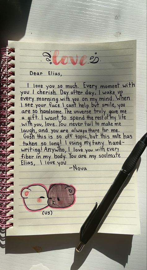 love note not love letter aesthetic note Love Letter For Boyfriend, Letter For Him, Writing A Love Letter, Paragraphs For Him, Letters To Boyfriend, Love Scrapbook, Cute Quotes For Him, Birthday Gifts For Boyfriend Diy, Letter Ideas