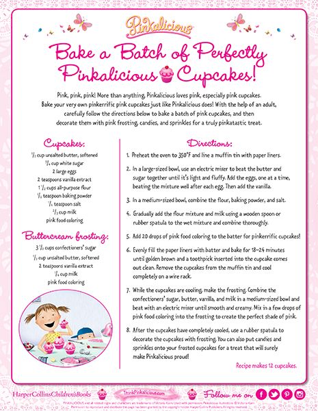 Pinkalicious Cupcakes Recipes, Pinkalicious Activities, Pinkalicious Book, Pinkalicious Cupcakes, Pinkalicious Birthday Party, Pinkalicious Party, Frosted Cupcakes, Pink Snacks, Adult Party Themes