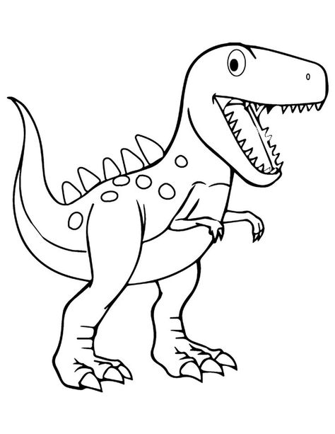 coloring page Dinosaur Coloring Sheets, Camping Coloring Pages, Train Coloring Pages, Dinosaur Printables, Preschool Coloring Pages, Dinosaur Drawing, Dinosaur Pictures, Cars Coloring Pages, Dinosaur Coloring Pages