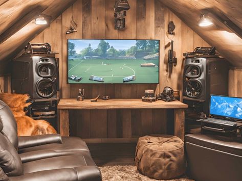 Shed To Man Cave, He Shed Ideas Man Cave, Backyard Man Cave Sheds, Man Shed Interior Ideas, He Shed Ideas, Man Cave Shed Ideas, Outdoor Man Cave, Man Cave Shed, Man Shed