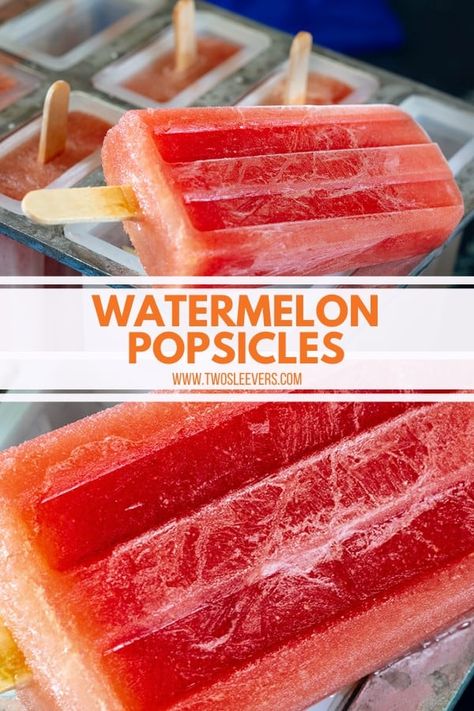 Watermelon Freezer Pops, Keto Popsicles, Popcicles Recipes, Lacto Vegetarian, Easy Popsicle Recipes, Frozen Pops, Freeze Food, Healthy Popsicle Recipes, Easy Popsicles