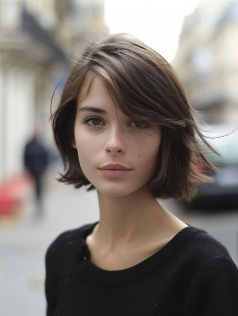 Bob Haircut Ideas for Square Faces: Short, Long, and Medium Styles for Every Preference Long Pixie Hair, Mens Wavy Haircuts, Haircuts For Square Faces, Bob Pendek, A Bob Haircut, Balayage Long Hair, Haircut For Square Face, Wavy Bob Haircuts, Square Face Hairstyles