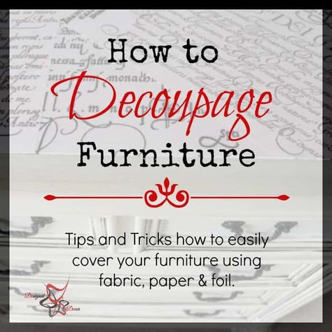 How To Decoupage Furniture, Decoupage Kitchen, Diy Furniture Cheap, Decoupage Tutorial, Desk Diy, Refinishing Furniture Diy, Decoupage Diy, Decoupage Furniture, Diy Furniture Bedroom