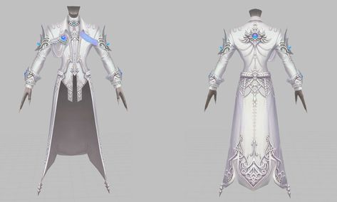 Fantasy Snow Outfit Male, Mythical Clothing, God Clothing, White God, Fantasy Clothes, Manga Clothes, Anime Outfit, Illustration Fashion Design, Anime Dress