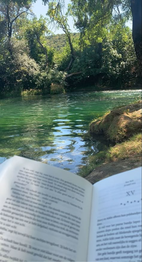 At One With Nature, Secret Lake Aesthetic, The End Of Summer Aesthetic, Summer Aesthetic Board, Forest Summer Aesthetic, Green Lake Aesthetic, Books Green Aesthetic, Cold Summer Aesthetic, The Little Things Aesthetic