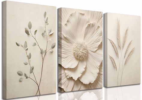 PRICES MAY VARY. Floral Plant Wall Art :Modern simple flower painting size is 12x16 and 16x24 inches for your reference and selection，With the right wall decor，any living space can be transformed from ordinary to unique and personal Vintage Blossom Wall Decor:The blooming flower bring unique natural beauty to your space，minimalist and elegant，bringing you great visual enjoyment and adding more fresh and charm to your home decor Modern Simple Artwork: Transform your home decor with these charming Bedroom Offices, Picture Wall Living Room, Picture Wall Decor, Wall Art Textured, Prints For Living Room, Easy Flower Painting, Simple Artwork, Floral Wall Art Canvases, Wall Decor Vintage