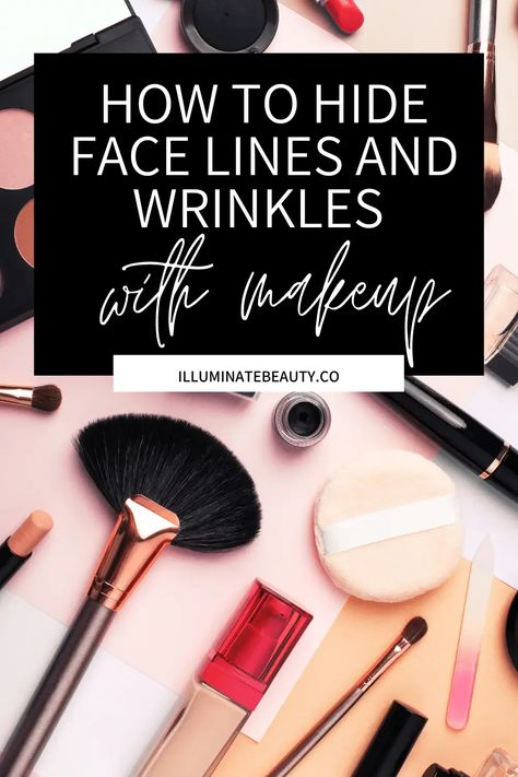 How To Cover Wrinkles With Makeup, How To Hide Forehead Wrinkles, Makeup On Wrinkled Skin, Make Up To Hide Wrinkles, Best Makeup For Wrinkles, How To Hide Smile Lines With Makeup, Hiding Wrinkles With Makeup, Hide Wrinkles With Makeup, How To Hide Wrinkles With Makeup