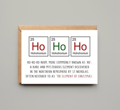 Christmas Cards For Men, Christmas Card Ideas For Teachers, Teacher Christmas Card, Gifts For Nerds, Christmas Card For Teacher, Geeky Christmas, Wishes For Teacher, Geek Christmas, Teacher Science