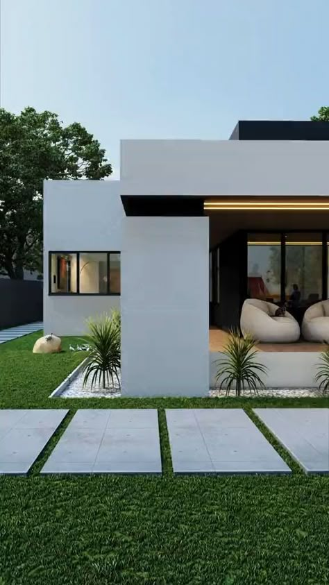 Flat Roof House Designs, Flat Roof House, House Outer Design, Small House Elevation, Roof House, Best Modern House Design, Small House Elevation Design, Modern Bungalow House, Modern House Facades