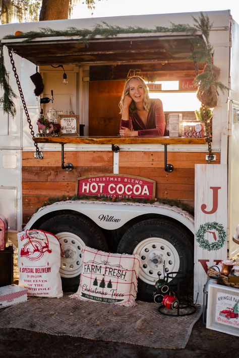 Hot Cocoa Mobile Bar, Horse Trailer Hot Cocoa Bar, Mobile Hot Cocoa Bar, Hot Chocolate Food Truck, Camper Mobile Bar, Beverage Trailer, Horse Trailer Mobile Bar, Mobile Bar Trailer, Prosecco Van