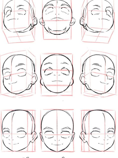 How To Draw Faces, Draw Faces, Body Drawing Tutorial, Drawing Expressions, Figure Drawing Reference, Different Angles, Anime Drawings Tutorials, Anatomy Art, Art Tutorials Drawing