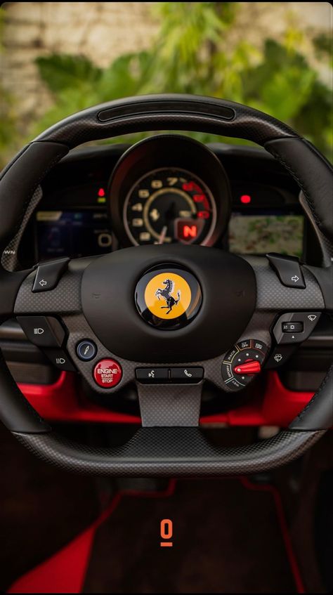 Ferrari Steering Wheel, Ferrari F8 Spider, F8 Spider, Ferrari Spider, Ferrari F8, Mitsubishi Lancer Evolution, Hd Phone Wallpapers, Ferrari Car, Ferrari 458