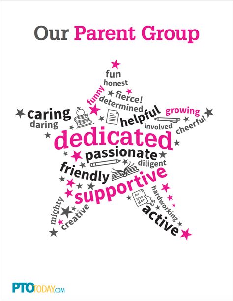 Share this with your parents! Let everyone know what parent groups are all about! Pa Pta Membership Drive, Pto Today, Best Parenting Books, Difficult Children, Parent Night, School Template, Parent Involvement, Parent Communication, Welcome Letters