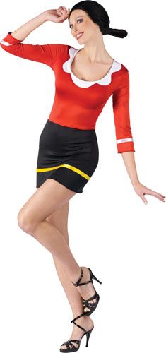 Disfraz Olivia, de Popeye el Marino | Disfraces Originales Popeye Halloween Costume, Olive Oyl Costume, Popeye Costume, Popeye And Olive, Fancy Dress Halloween Costumes, Olive Oyl, Couples Halloween, Halloween Fancy Dress, Adult Halloween Costumes