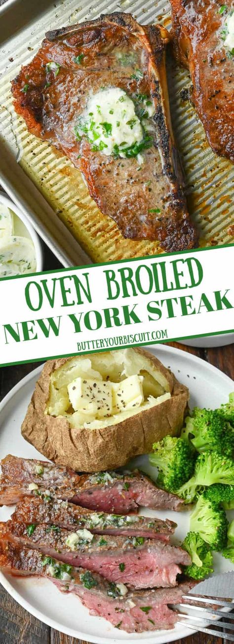 Oven Broiled New York Steak Amish Corn, Steak Kebab Recipes, New York Steak Recipe, Oven Steak, Roasted Recipes, Broiled Steak, Spicy Steak, Steak Kebabs, Steak In Oven