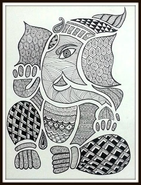 Lord Ganesha Drawing, Ganesha Drawing, Abstract Pencil Drawings, Ganesh Art Paintings, Saved Images, Easy Mandala Drawing, I Did It Again, Boho Art Drawings, Mandela Art