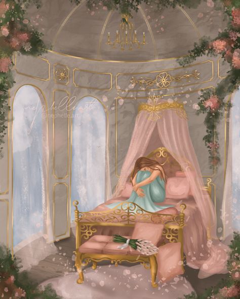 Acotar, sarah j maas, fan art, book, fantasy, spring court, feyre, archeron, rhysand, high lady, nesta, cassian, azriel, tamlin Feyre Spring Court, Tam Lin, Spring Court, Middle Of The Night, Throne Of Glass, Sarah J Maas, Comfort Zone, One Day