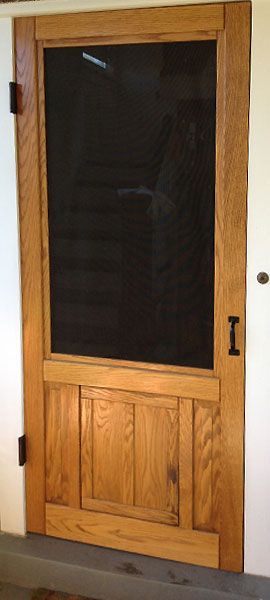 Coppa Woodworking - Wood Screen Doors Wooden Screen Door Ideas, Wood Screen Door Diy, Diy Wooden Screen Door, Screen Doors, Diy Screen Door With Dog Door, Screen Door Ideas, Wooden Screen Door For Pantry, Diy Wooden Screen Door How To Build, Wooden Screen Door Farmhouse