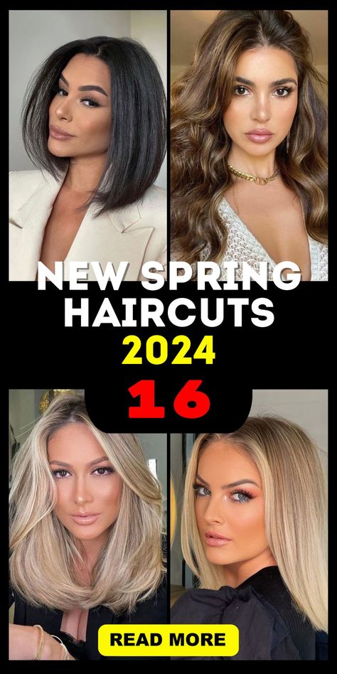 Spring Revival: The Trendsetting Haircuts of 2024 That Are Redefining Style 16 Ideas Haircuts Of 2024, Spring Haircuts For Long Hair, 2024 Women’s Haircuts, 2024 Hair Cut Trend For Women, Hairstyles Spring 2024, 2024 Spring Haircuts, Spring 2024 Haircut Trends, 2024 Summer Blonde Hair Trends, Spring Hairstyles Medium Length