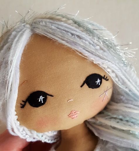 Shop Update, Sale and Giveaway Winner!! Raggy Dolls, Dolls Eyes, Diy Rag Dolls, Easy Patterns, Homemade Dolls, Art Dolls Cloth, Nice Hair, Hair Idea, Rag Dolls Handmade