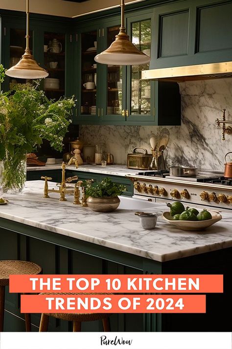 Kitchens 2020 Trends, Tuscan Kitchen Design, Earthy Kitchen, Kitchen Color Trends, Backsplash Trends, Kitchen Backsplash Trends, Latest Kitchen Trends, Fluted Wood, Cabinet Trends