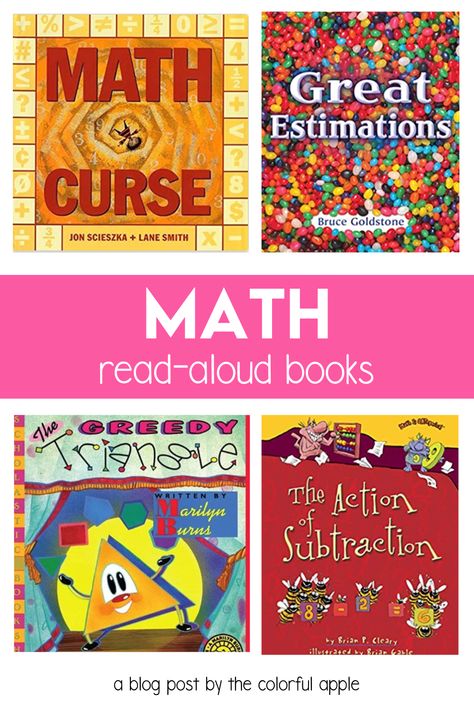 Math Books For Kindergarten, Math Books For Elementary, Math Read Alouds, Reading Engagement Strategies, Bridges Math, Homeschooling Books, Rocket Math, Math Picture Books, Math 5