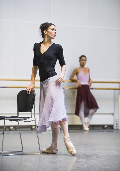 Natalia Osipova in rehearsal for A Month in the Country, The Royal Ballet © ROH/Tristram Kenton, 2014 Natalia Osipova Rehearsal, Ballet Rehearsal Outfit, A Month In The Country, Ballet Rehearsal, Natalia Osipova, Ballet Images, The Royal Ballet, Royal Opera House, Ballet Beauty