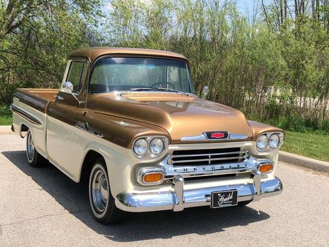 1958 Chevrolet Apache for sale #2361016 - Hemmings Motor News 1958 Chevy Truck, Vintage Trucks For Sale, Old Chevy Pickups, 1959 Chevy Truck, 1956 Ford Truck, 1950s Cars, Chevy Apache, Chevrolet Apache, Pickup Car