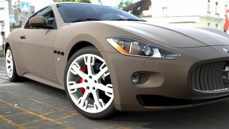 proxy.php (1024×576) Matte Brown Car Wrap, Car Colors Paint Ideas Matte, Brown Car Wrap, Matte Car Wrap Colors, Matte Car Wrap, Matte Car Paint, Sand Paint Color, Car Necessities, Maserati Granturismo S