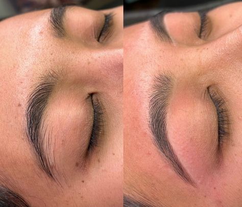 Before and after Brow Wax ✨ #beforeandafter #browshaping #browwax #bayarea #sanjosewax #waxmelyss Brow Waxing, Brow Wax, Brow Shaping, Lashes, Wax, Skin Care, Skin, Quick Saves