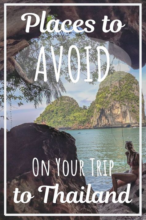 Is Thailand overrated? Find out which places in Thailand to avoid and which places are worth your time. Start planning your Thailand trip with these helpful times. Where to go and where not to go. #thailand #thailandtrip #thailandtravel Thailand Island Hopping, Places In Thailand, Countries Of Asia, North Thailand, Thailand Travel Destinations, Karon Beach, Trip To Thailand, James Bond Island, Thailand Trip