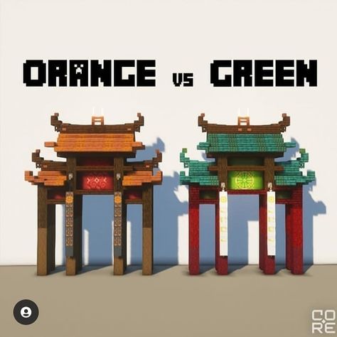 Japanese Minecraft Builds, Minecraft Japanese House, Minecraft Japanese, Minecraft Statues, Rumah Minecraft Sederhana, Minecraft Structures, Bangunan Minecraft, Minecraft Cottage, Minecraft Medieval