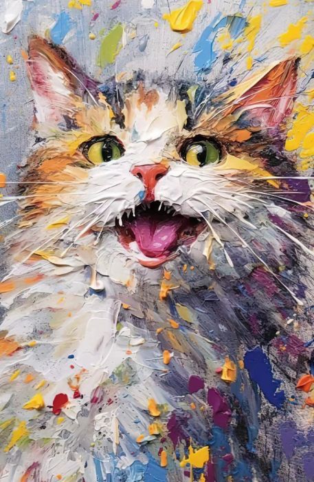 Pet Paintings, Custom Pet Painting, Painting Palette, Animal Portraits Art, Cityscape Art, Great Paintings, Painted Canvas, Etsy Art, Cat Portraits