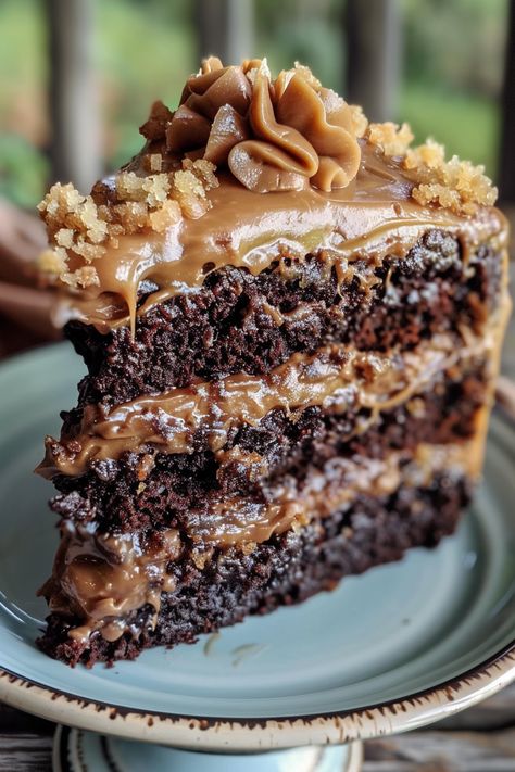 Classic German Chocolate Cake Made at Home - An Organized Chaos The Best German Chocolate Cake, Nut Free German Chocolate Cake, Bourbon Chocolate Cake, Chocolate Bourbon Cake, Cherry Cobbler Recipe, German Chocolate Cake Recipe, Cake Oven, Lime Pie Recipe, Coconut Pecan Frosting